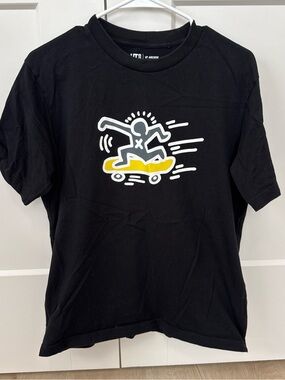 Uniqlo UT Archive Black Keith Haring Tee